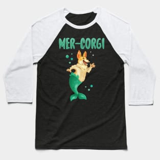 Mer Corgi Baseball T-Shirt